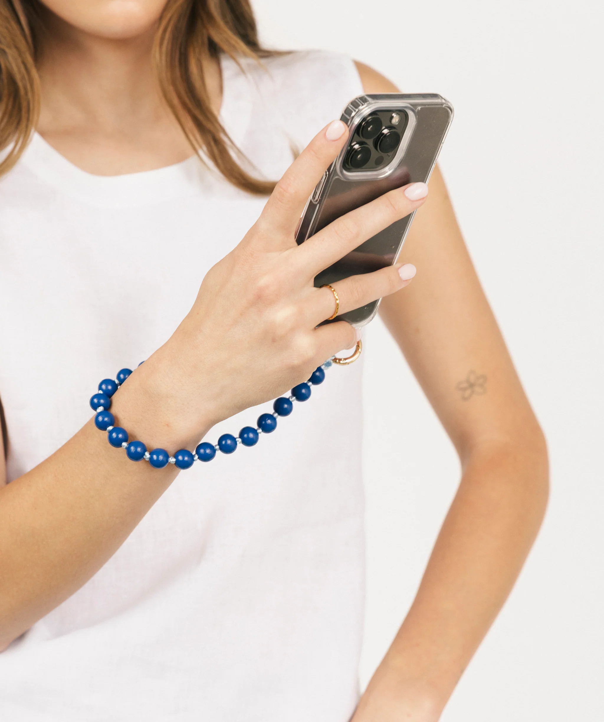 Blue Wood Phone Chain - Image 4