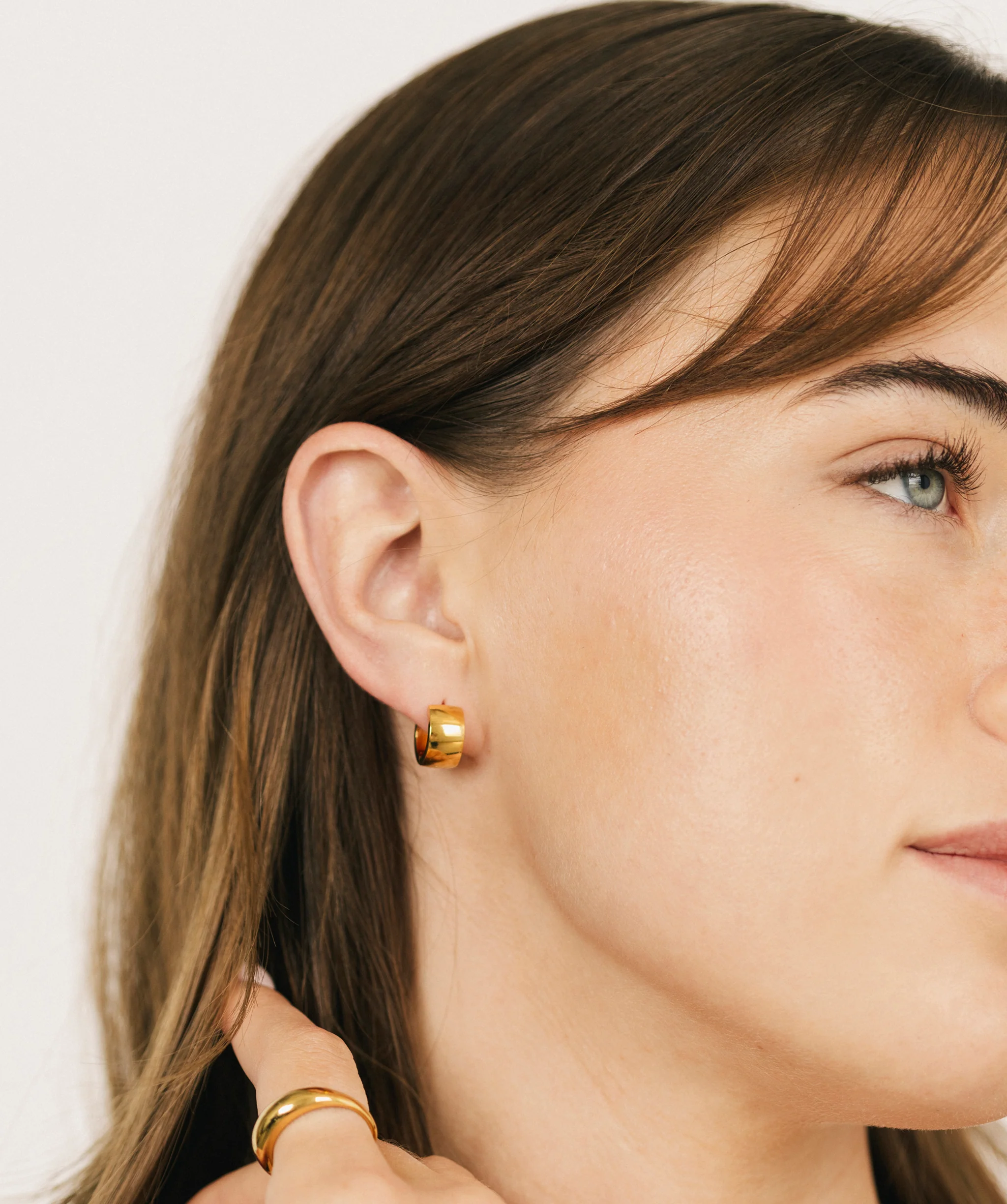 Classic Huggie Earrings - Image 4