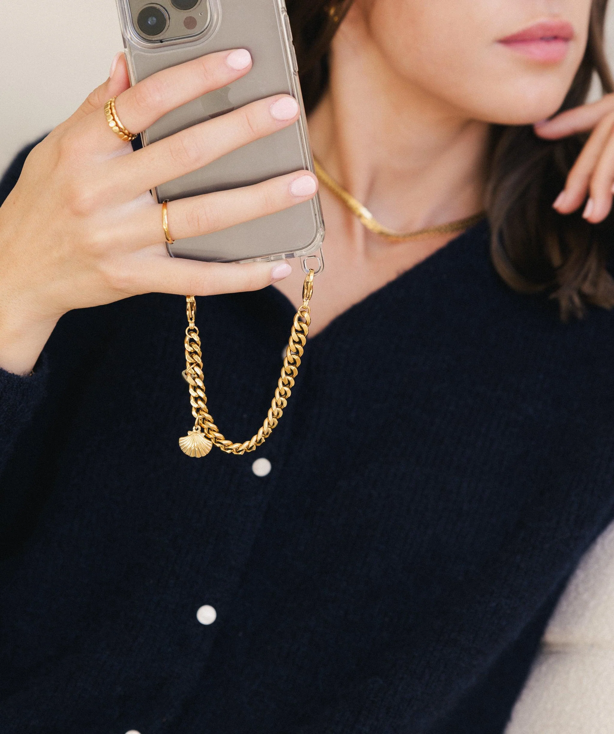 Gold Charm Phone Chain - Image 5