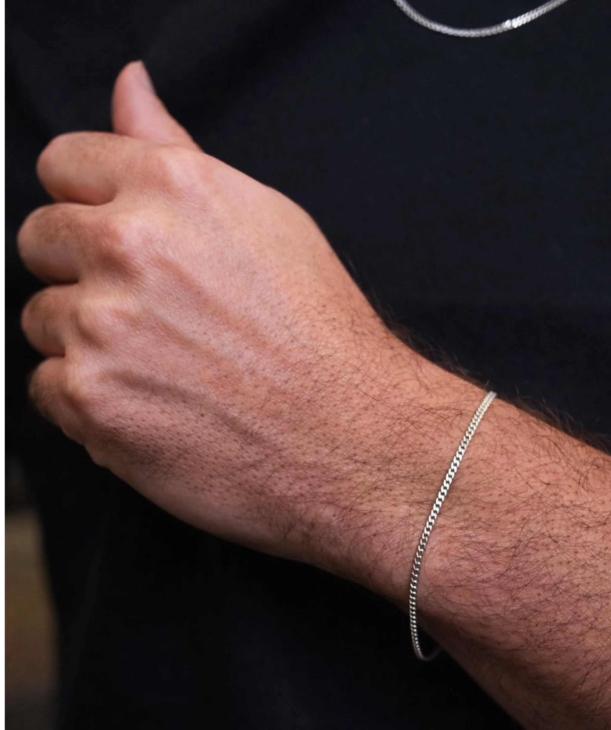 Men's Curb Chain Set (2mm) - Image 6