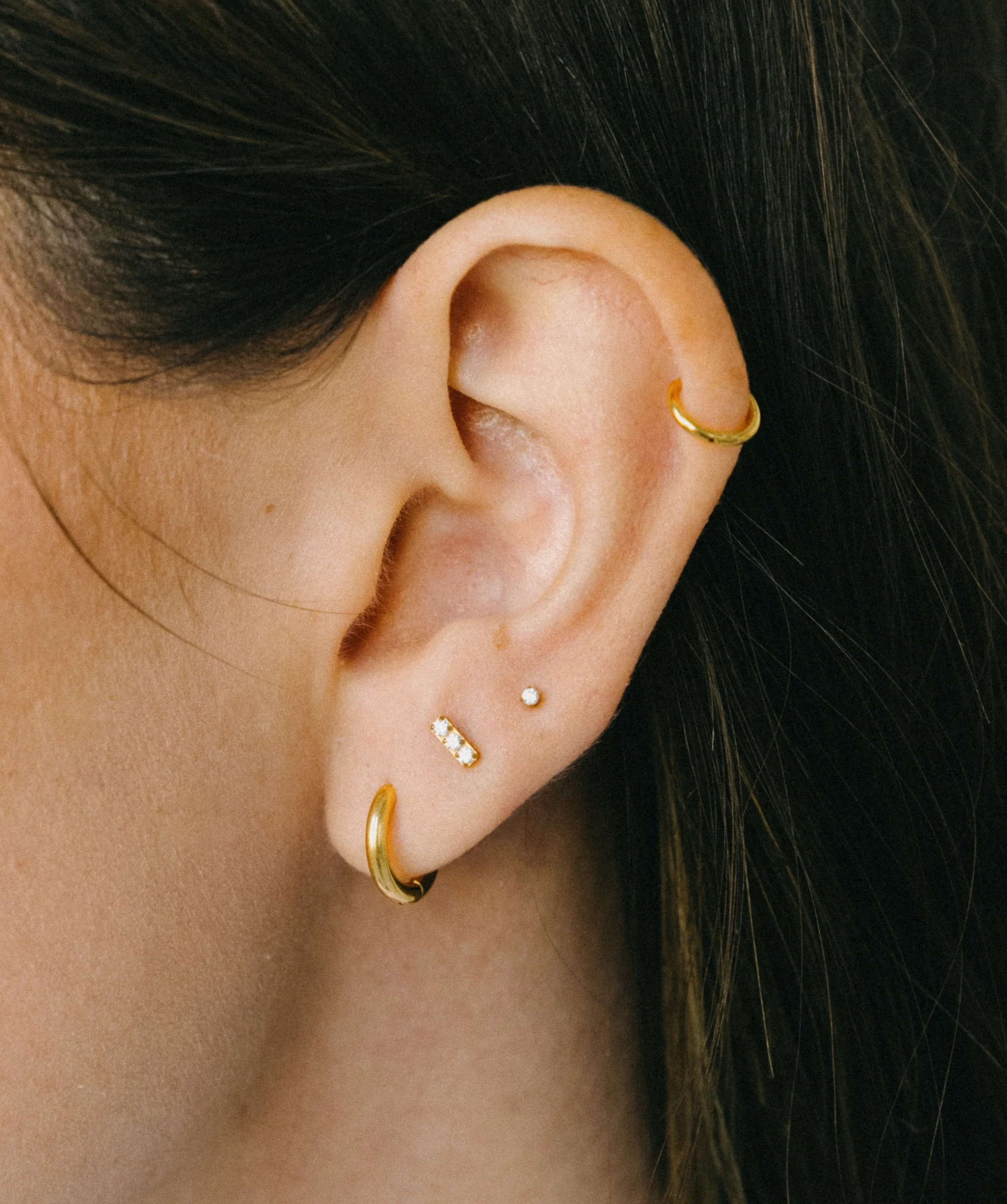 Solitaire CZ Flat Back Stud - Image 7