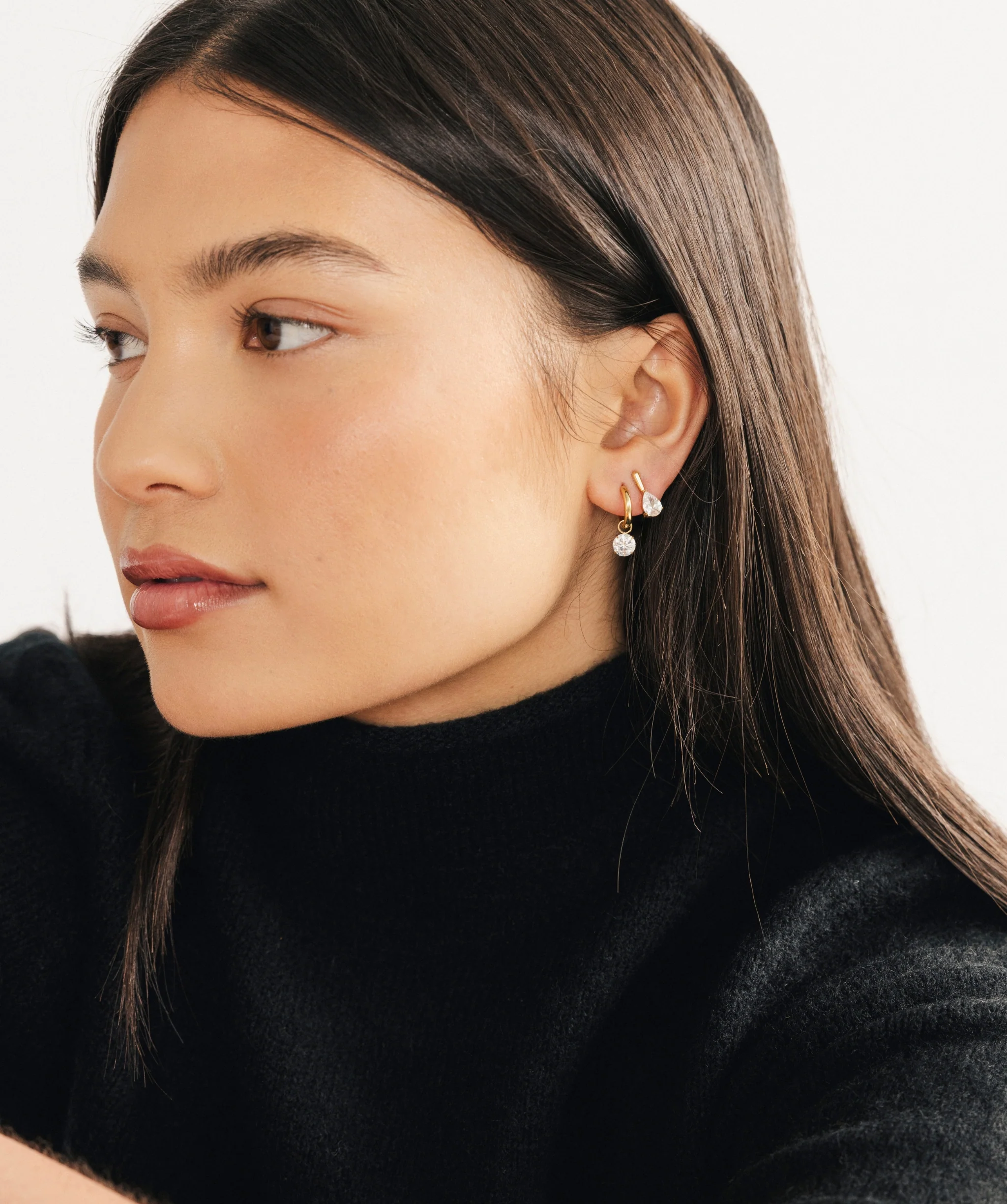 Solitaire Drop Huggies - Image 5