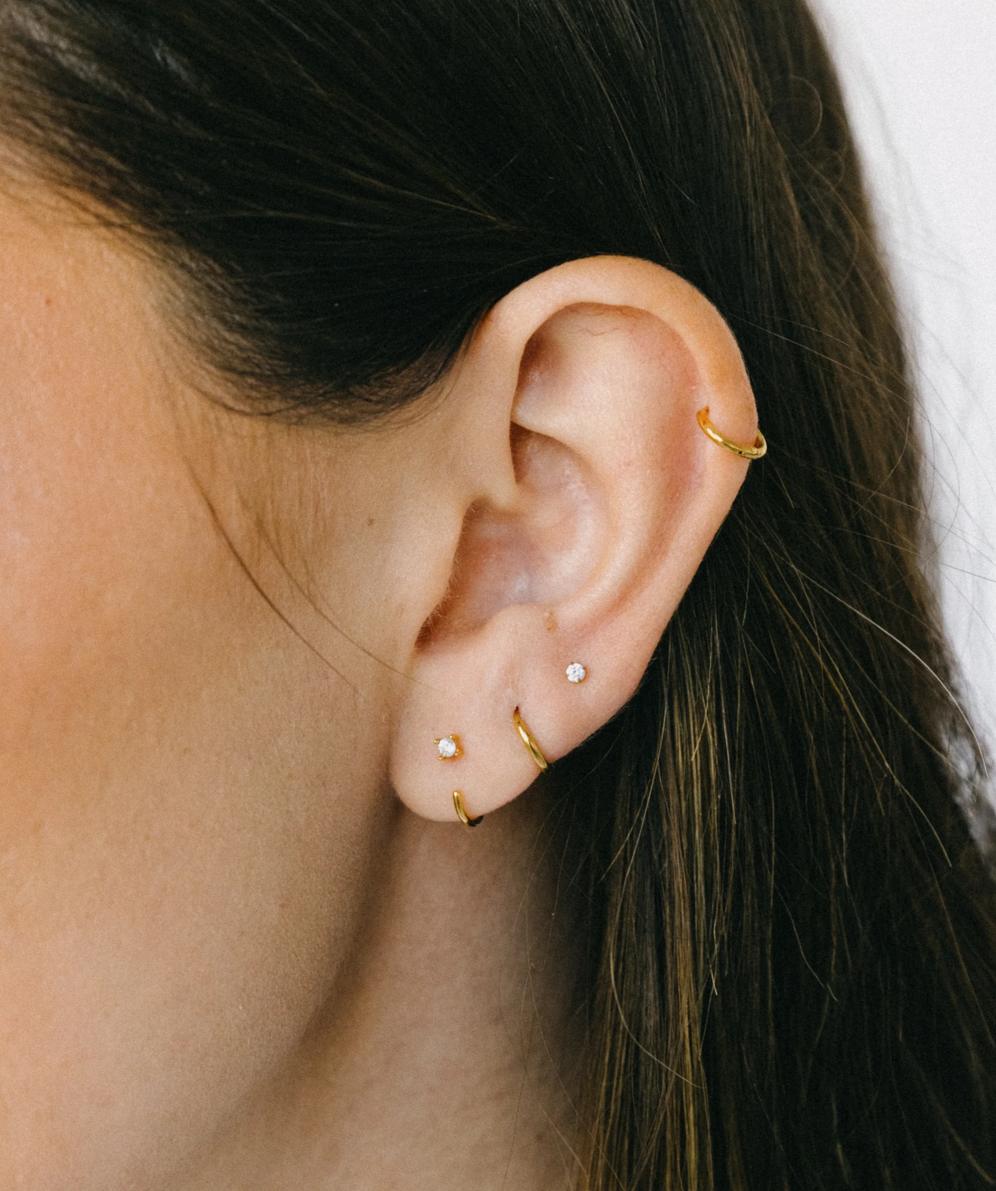 Solitaire CZ Flat Back Stud - Image 6